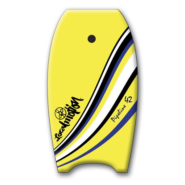 360 Inc. Pipeline Body Board, Yellow, swatch