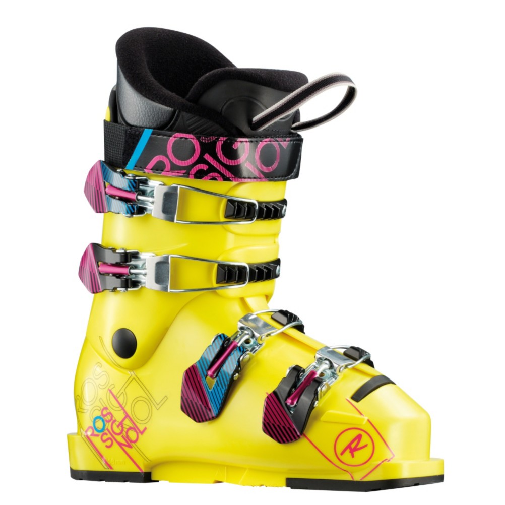 Rossignol TMX 60 Yellow Kids Ski Boots 2013, , medium