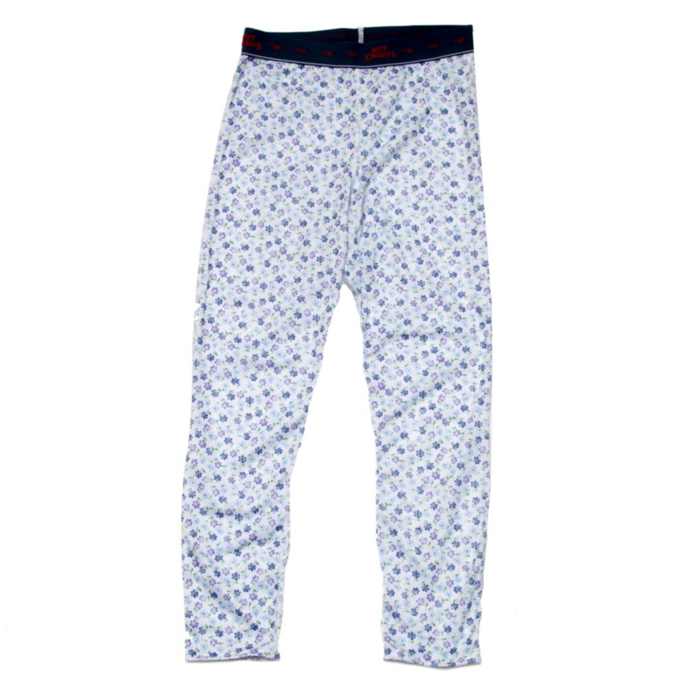 Hot Chillys Midweight Girls Long Underwear Bottom, Daisy, swatch