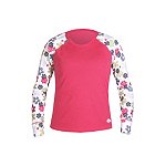 Hot Chillys Mid Weight Baseball Crew Girls Long Underwear Top