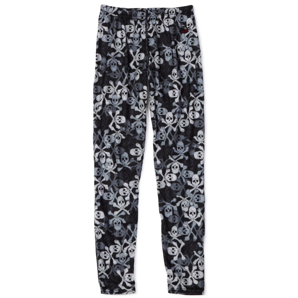 Hot Chillys Mid Weight Print Boys Long Underwear Bottom
