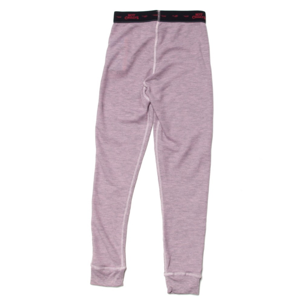 Hot Chillys Waffle XLS Girls Long Underwear Bottom, Pink, medium