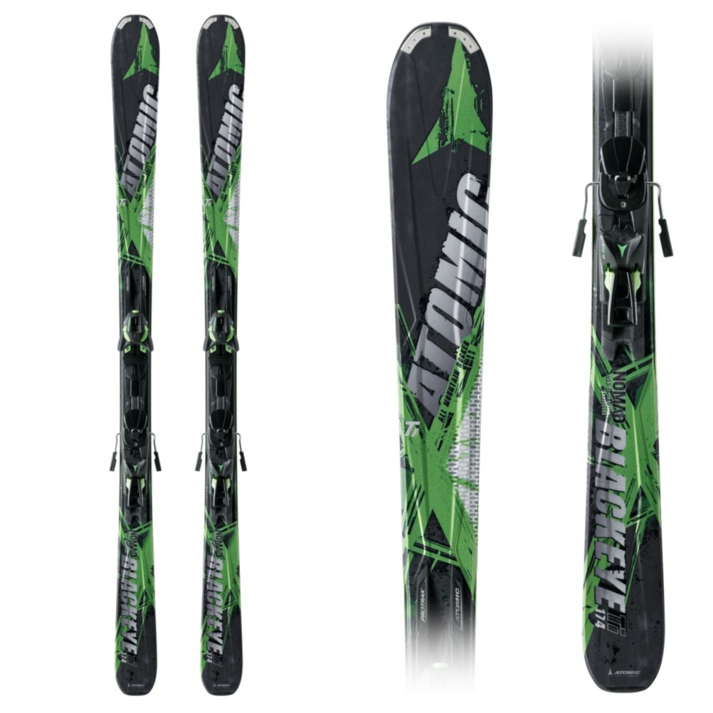 Atomic Blackeye Ti Skis with XTO 12
