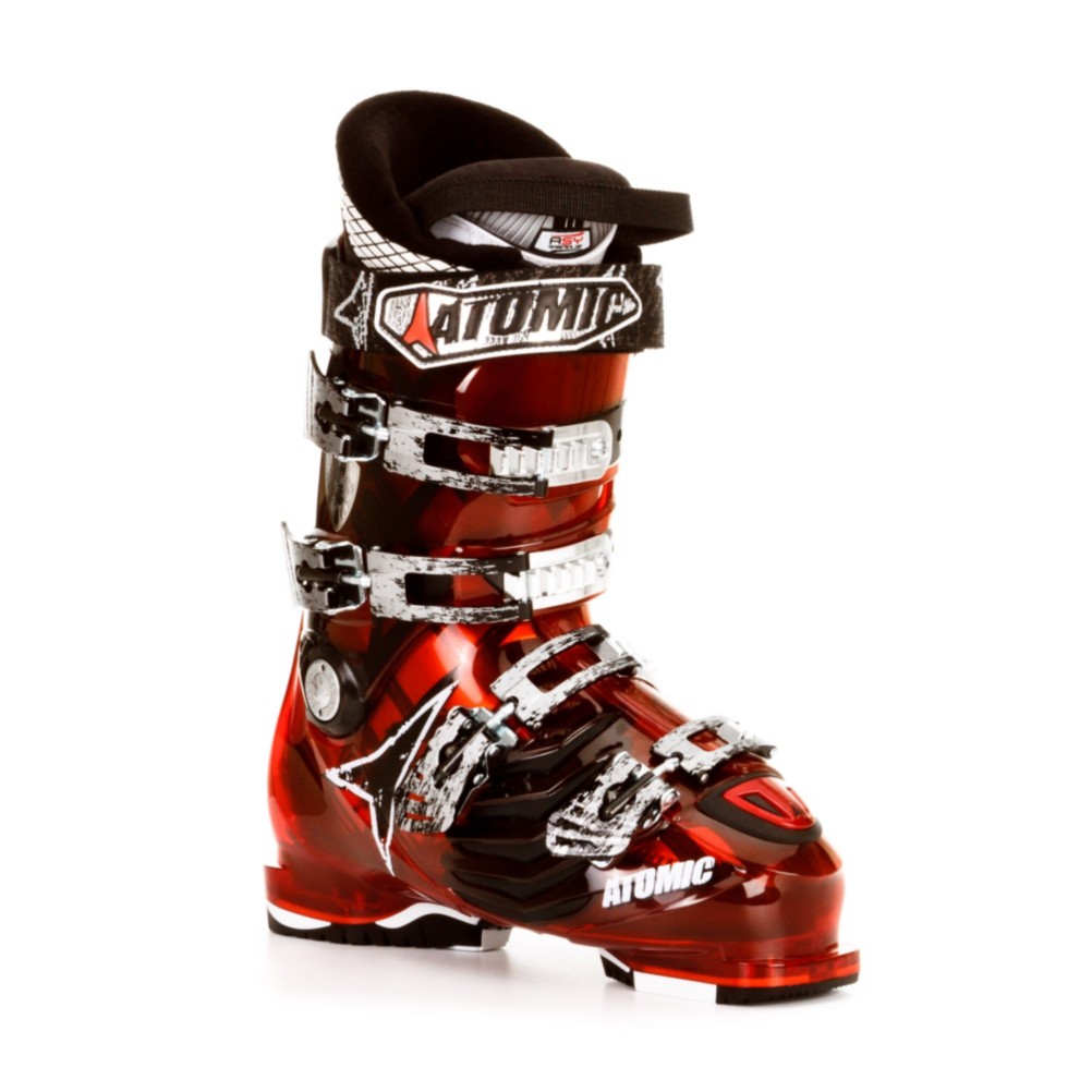 Atomic Hawx 90 Ski Boots 2013, Transparent Red-Black, swatch