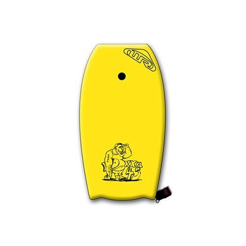 360 Inc. XXXL 45 Body Board, Yellow, swatch