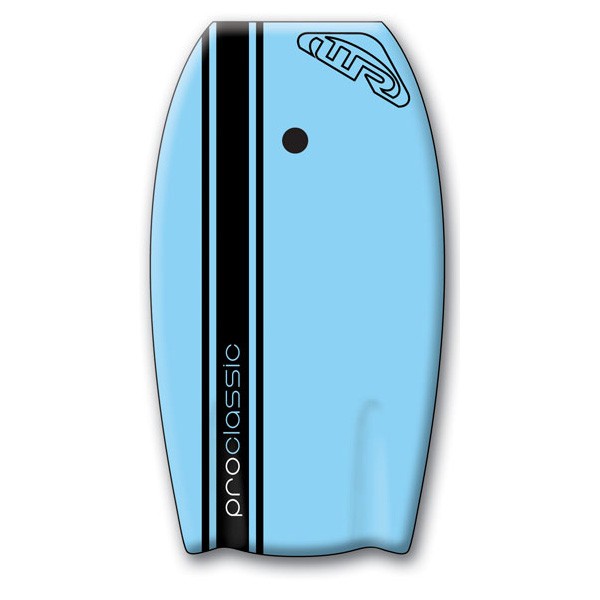 360 Inc. Pro Classic Body Board, Light Blue, medium