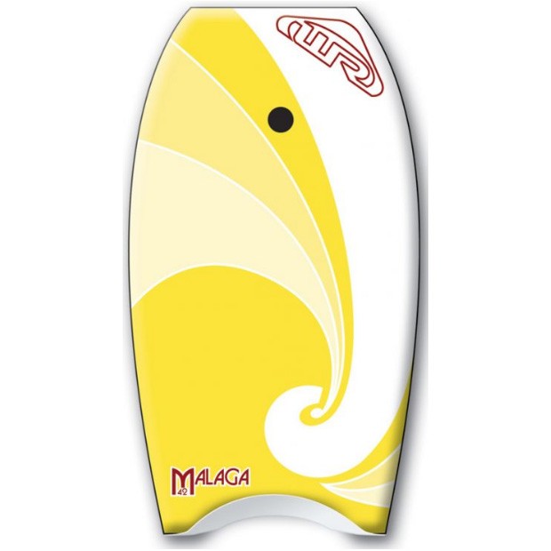 360 Inc. Malaga Body Board, Yellow, swatch
