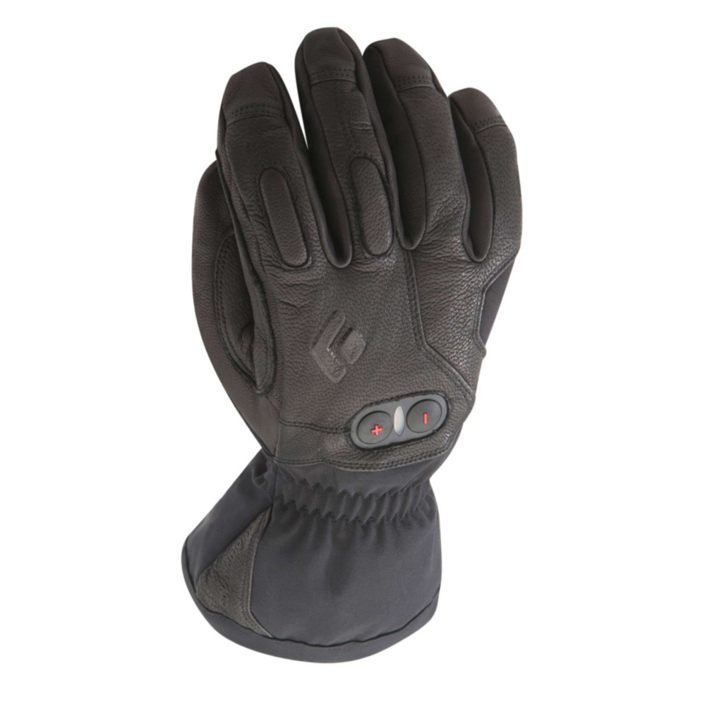Black Diamond Cayenne Womens Heated Ski Gloves, Black, medium