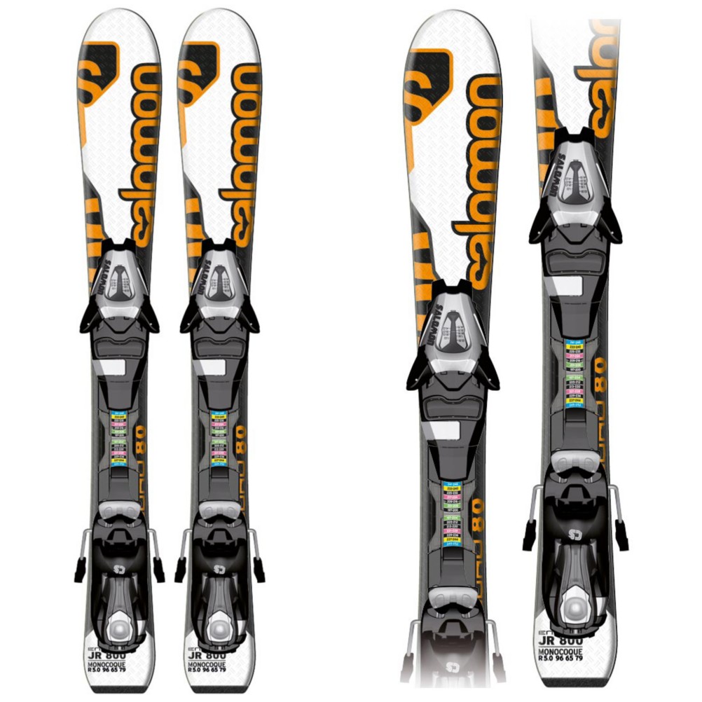 Salomon Enduro 800 XS Kids Skis with C5 Bindings 2013, , medium