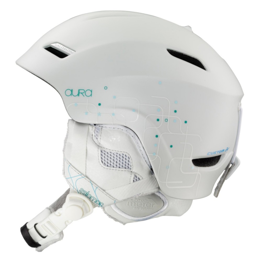 Salomon Aura 08 Custom Air Womens Helmet 2013, Pearl Matt, swatch
