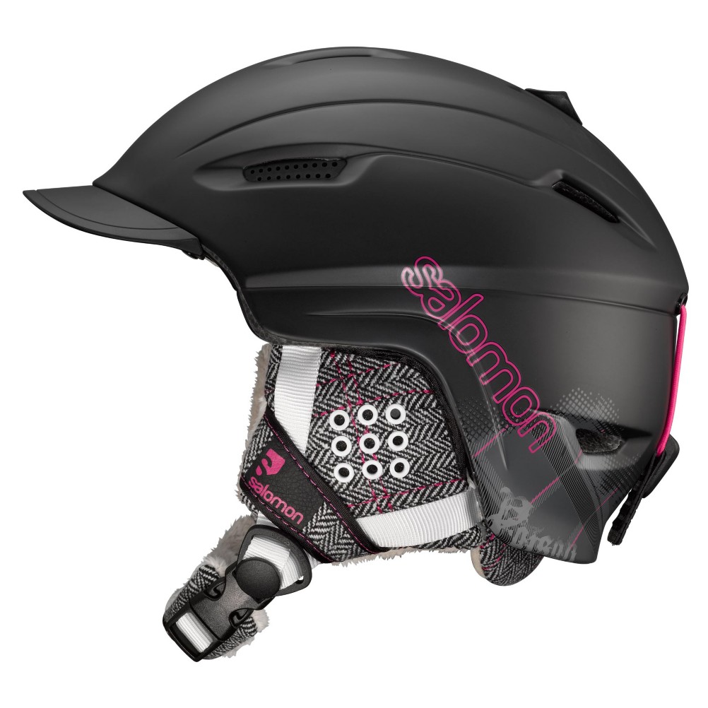 Salomon Poison Womens Helmet 2013, Black Matt, medium