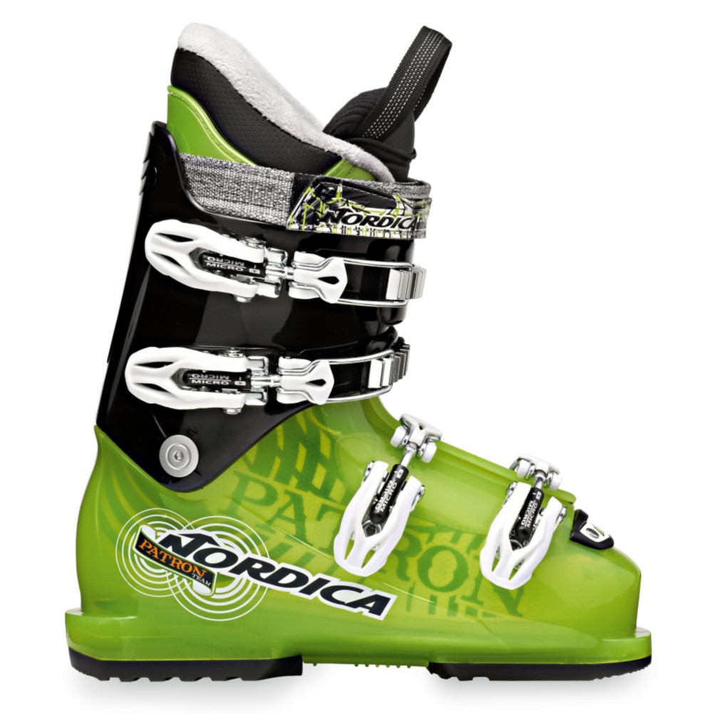 Nordica Patron Team Kids Ski Boots 2013, TR Green-Black, medium