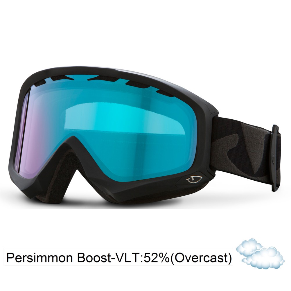Giro Station Goggles 2013, Black Icon-Persimmon Boost, swatch