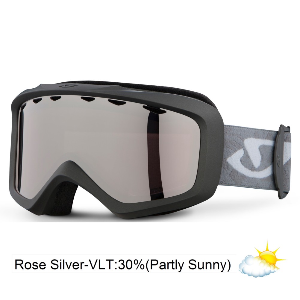 Giro Charm Womens Goggles 2013, Titanium Polygone-Rose Silver, swatch
