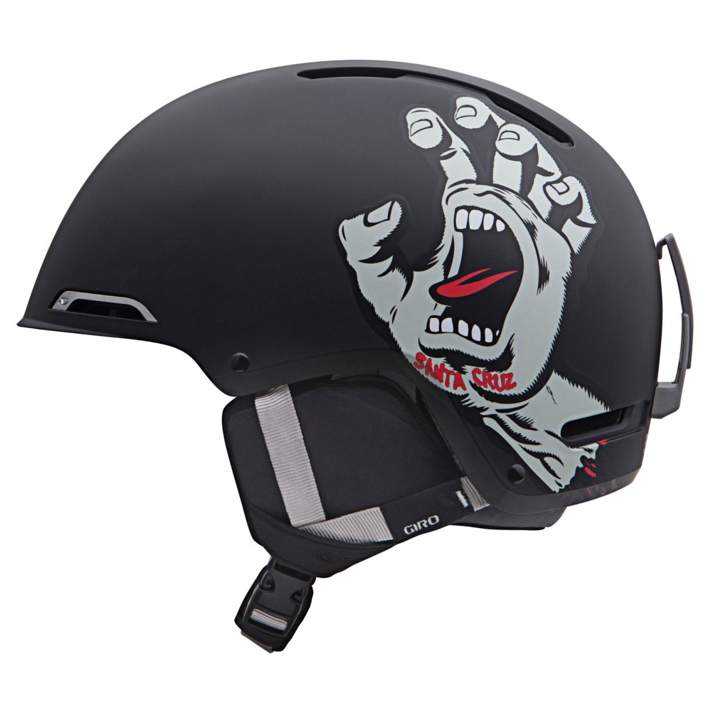 Giro Battle Helmet 2013, Matte Black Santa Cruz Screaming Hand, swatch