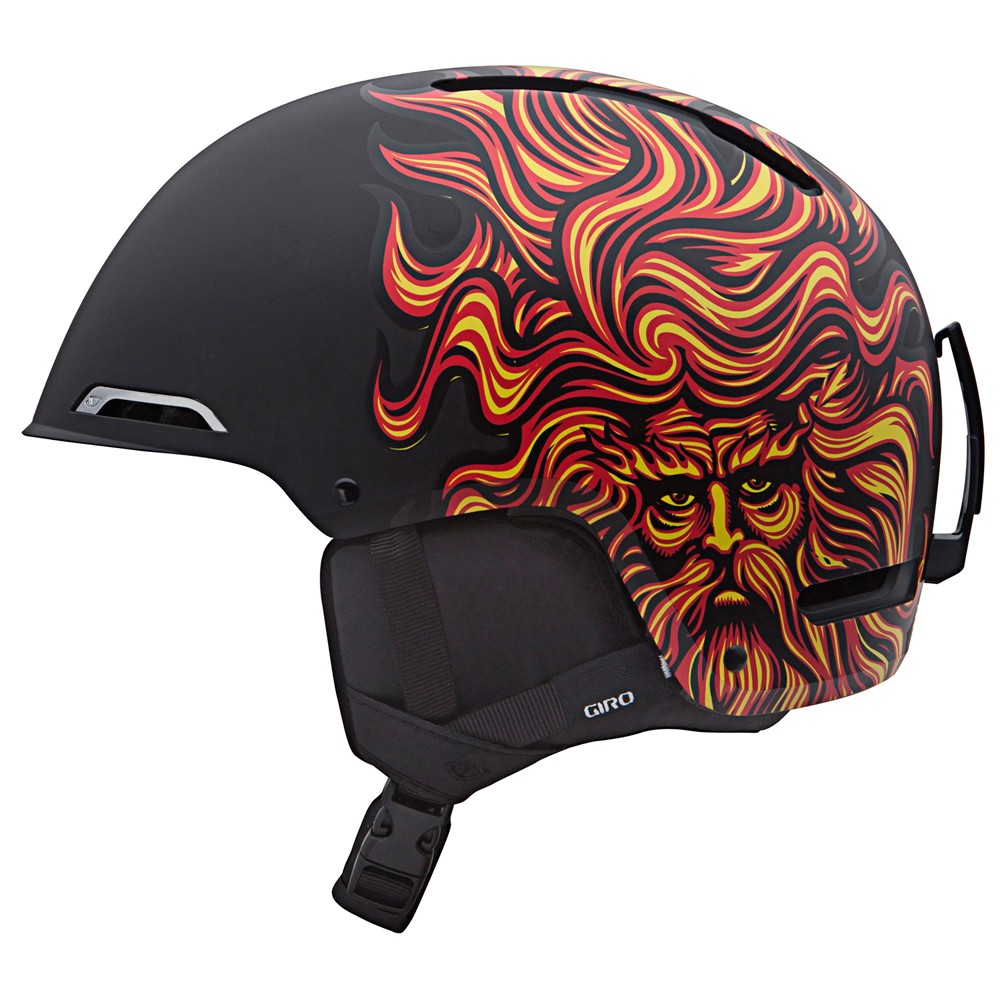 Giro Battle Helmet 2013, Matte Black Santacruz Sungod, swatch