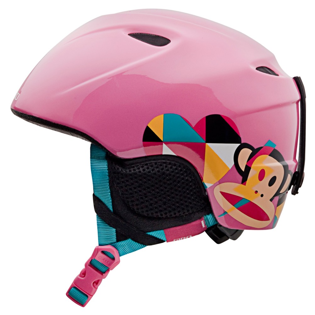 Giro Slingshot Girls Helmet 2013, Pink Paul Frank Mod, medium