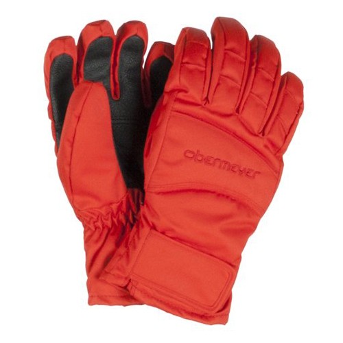 Obermeyer Alpine Kids Gloves, Lava, swatch