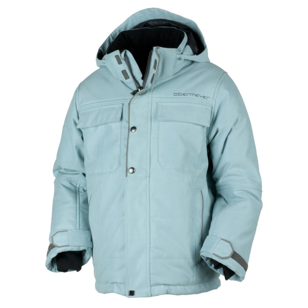 Obermeyer Bommer Boys Ski Jacket, Bondi Blue, swatch
