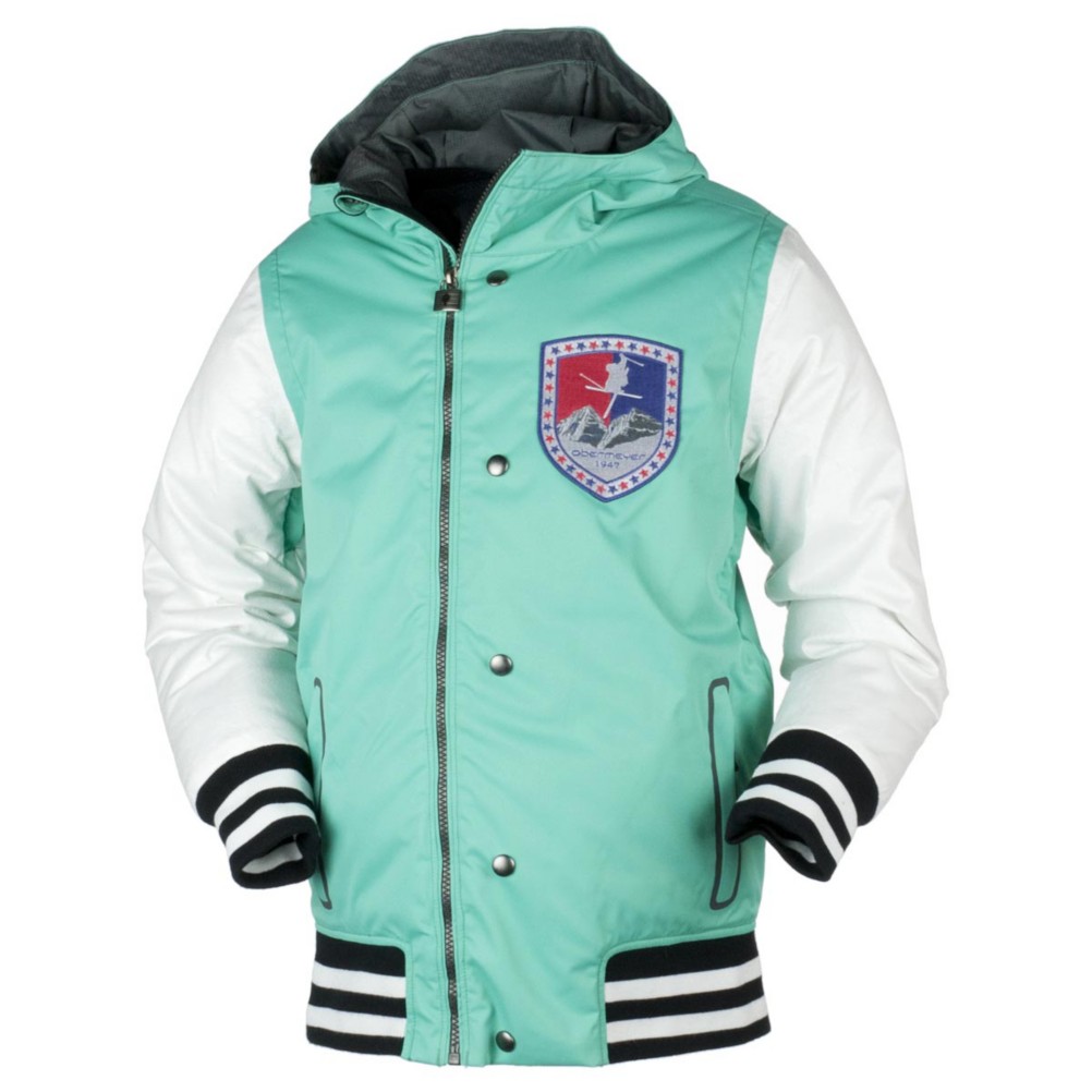 Obermeyer Varsity Boys Ski Jacket, Pool Green, swatch