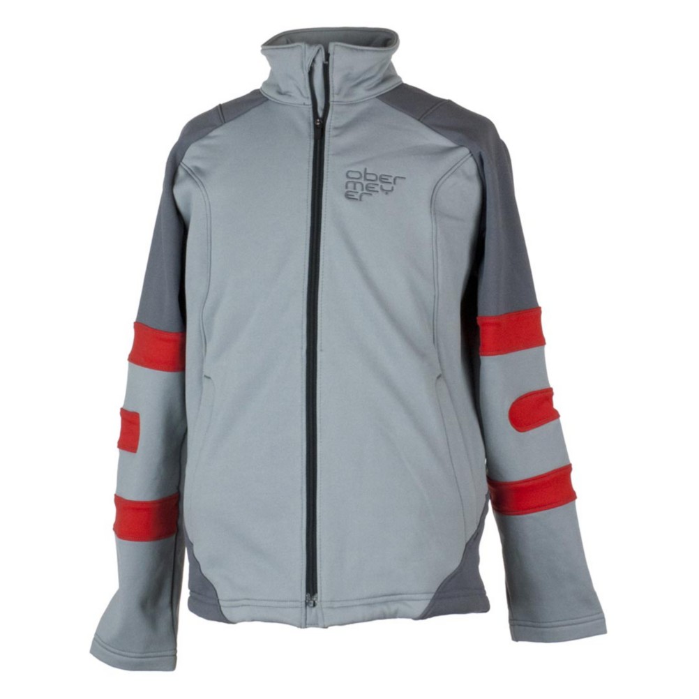 Obermeyer Identifiable Fleece Boys Jacket, Basalt, swatch