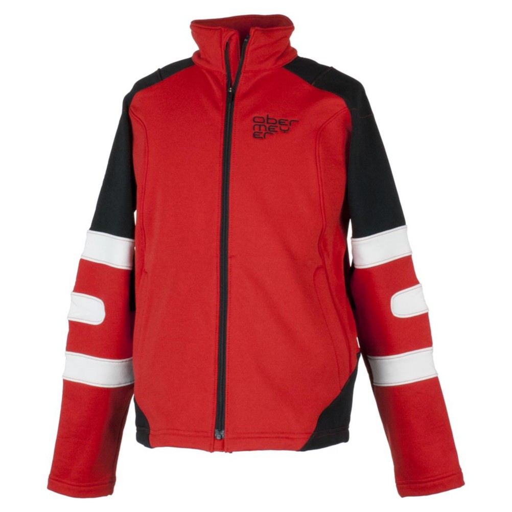 Obermeyer Identifiable Fleece Boys Jacket, Lava, swatch