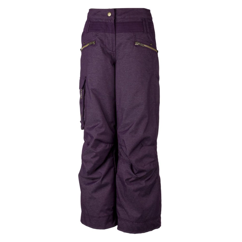 Obermeyer Twilight Girls Ski Pants, Plum Denim, swatch
