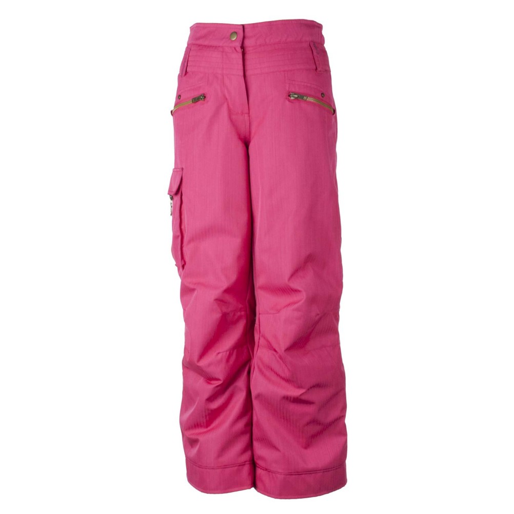 Obermeyer Twilight Girls Ski Pants, Hibiscus, swatch