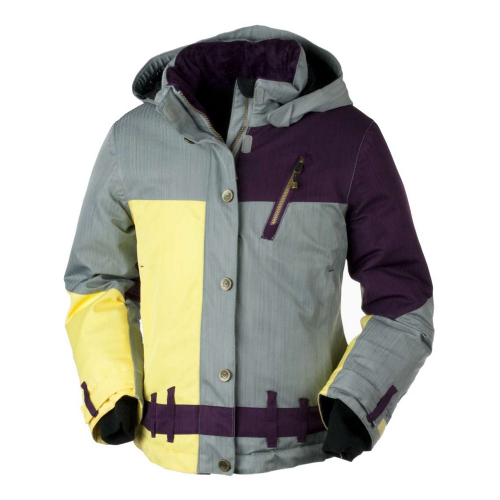 Obermeyer Lighthouse Girls Ski Jacket, Quarry, swatch