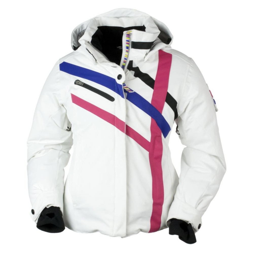 Obermeyer Kensington Girls Ski Jacket, White, swatch
