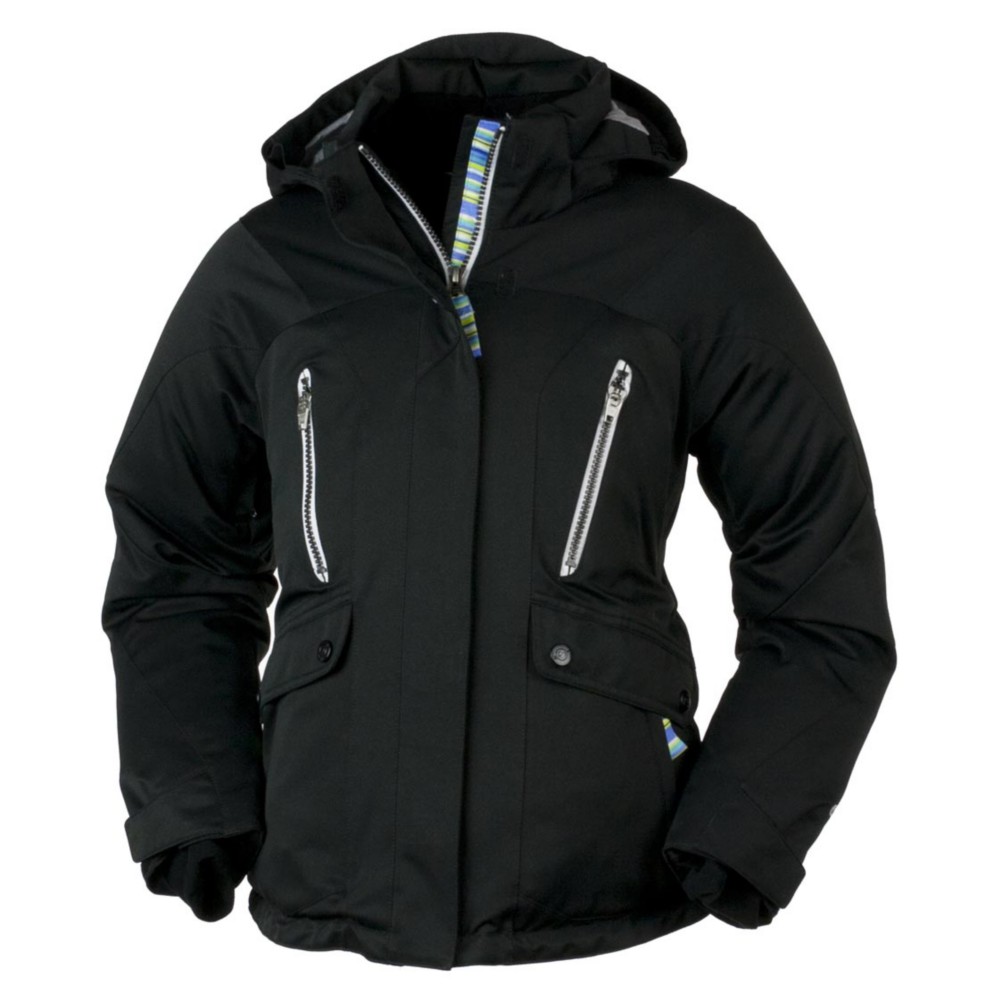 Obermeyer Stella Girls Ski Jacket, Black, swatch