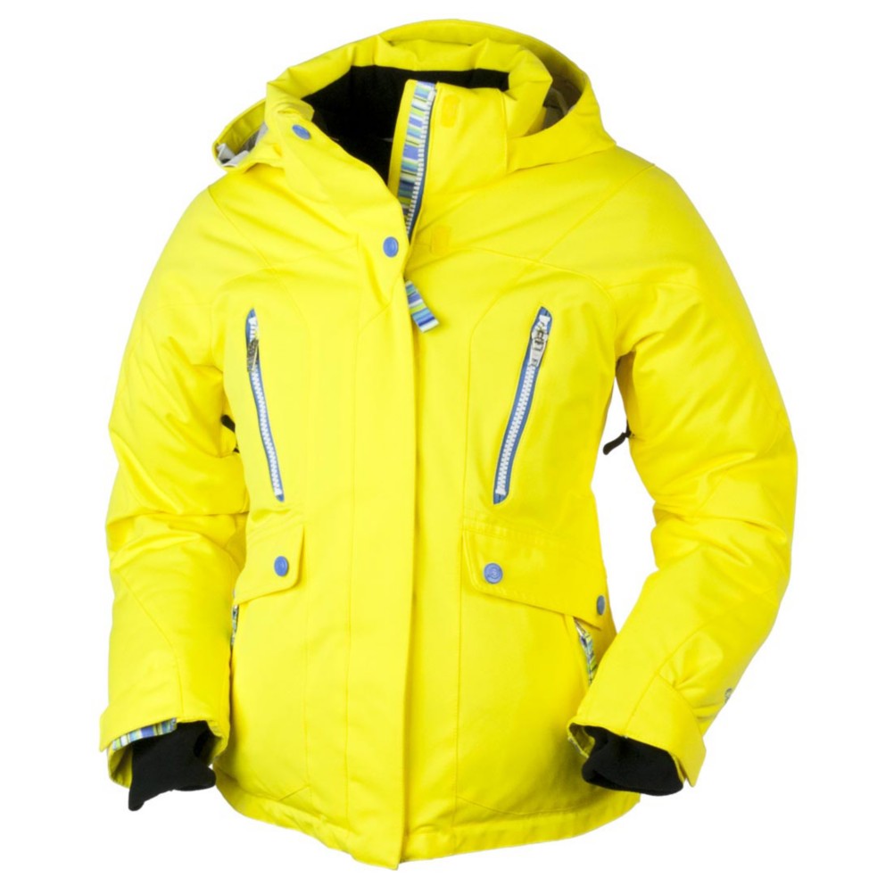 Obermeyer Stella Girls Ski Jacket, Maize, swatch