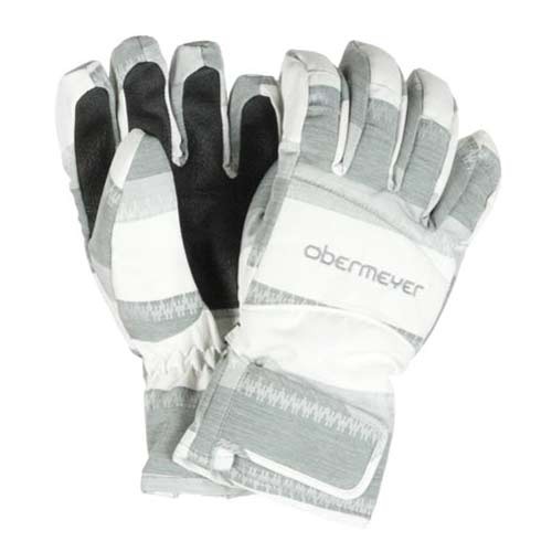 Obermeyer Alpine Girls Gloves, Quarry Stripe Jacquard, swatch