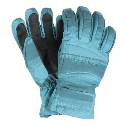 Obermeyer Alpine Girls Gloves, Jewel Stripe Jacquard, swatch