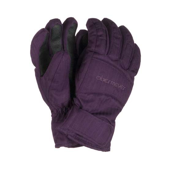 Obermeyer Alpine Girls Gloves, Plum, swatch