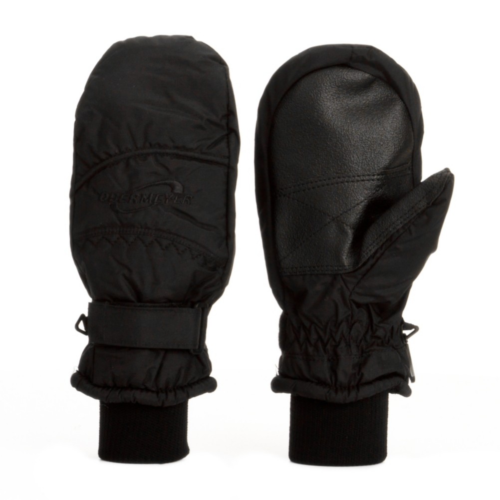 Obermeyer Radiator Girls Mittens, Black, swatch