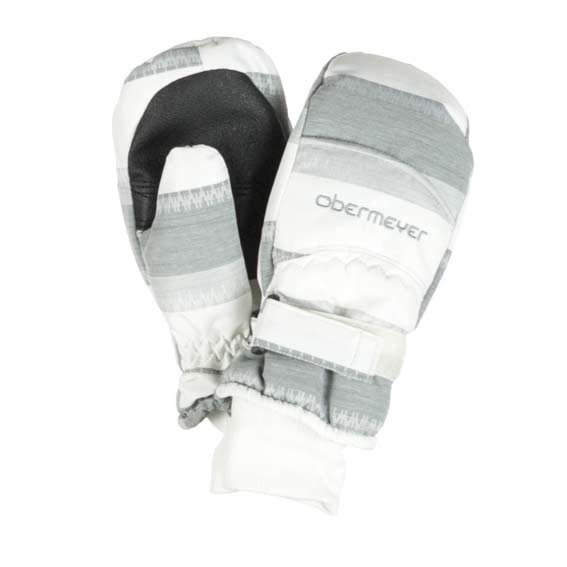 Obermeyer Radiator Girls Mittens, Quarry Stripe Jacquard, swatch