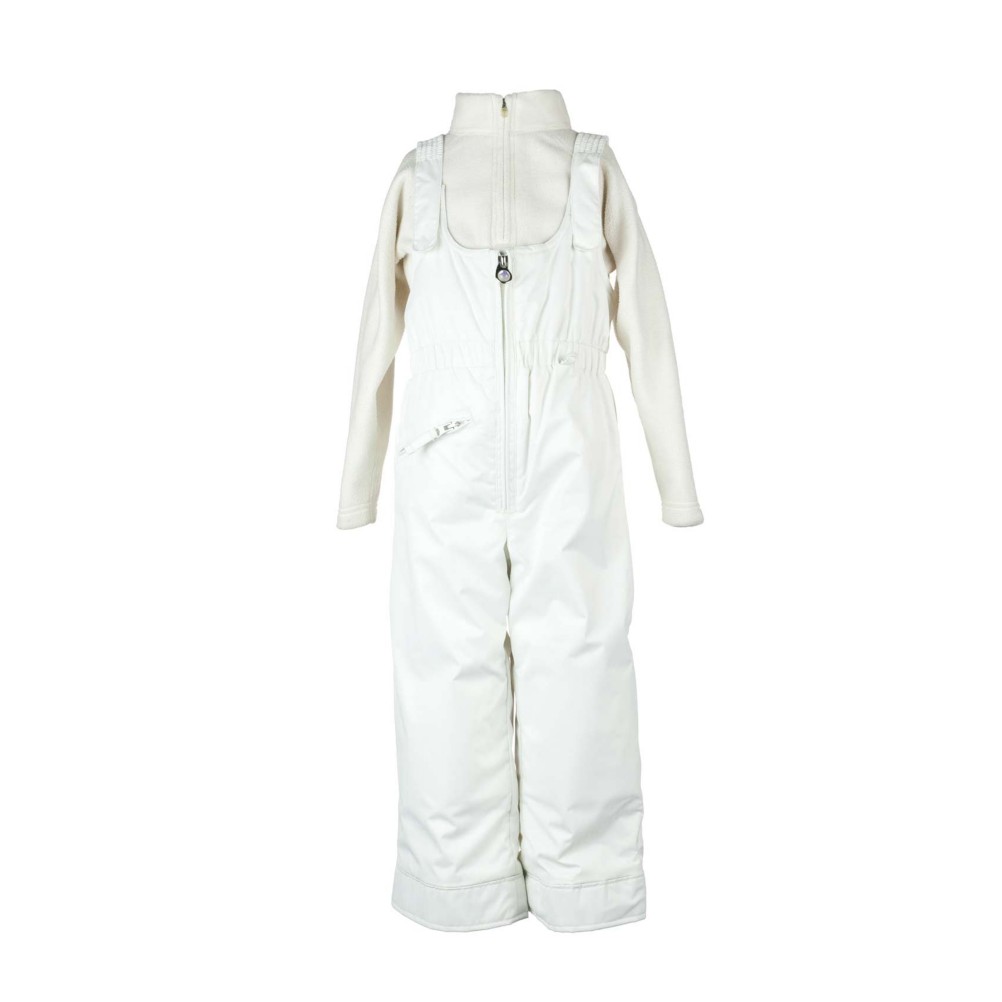 Obermeyer Snoverall Bib Toddler Girls Ski Pants, Marshmallow, swatch