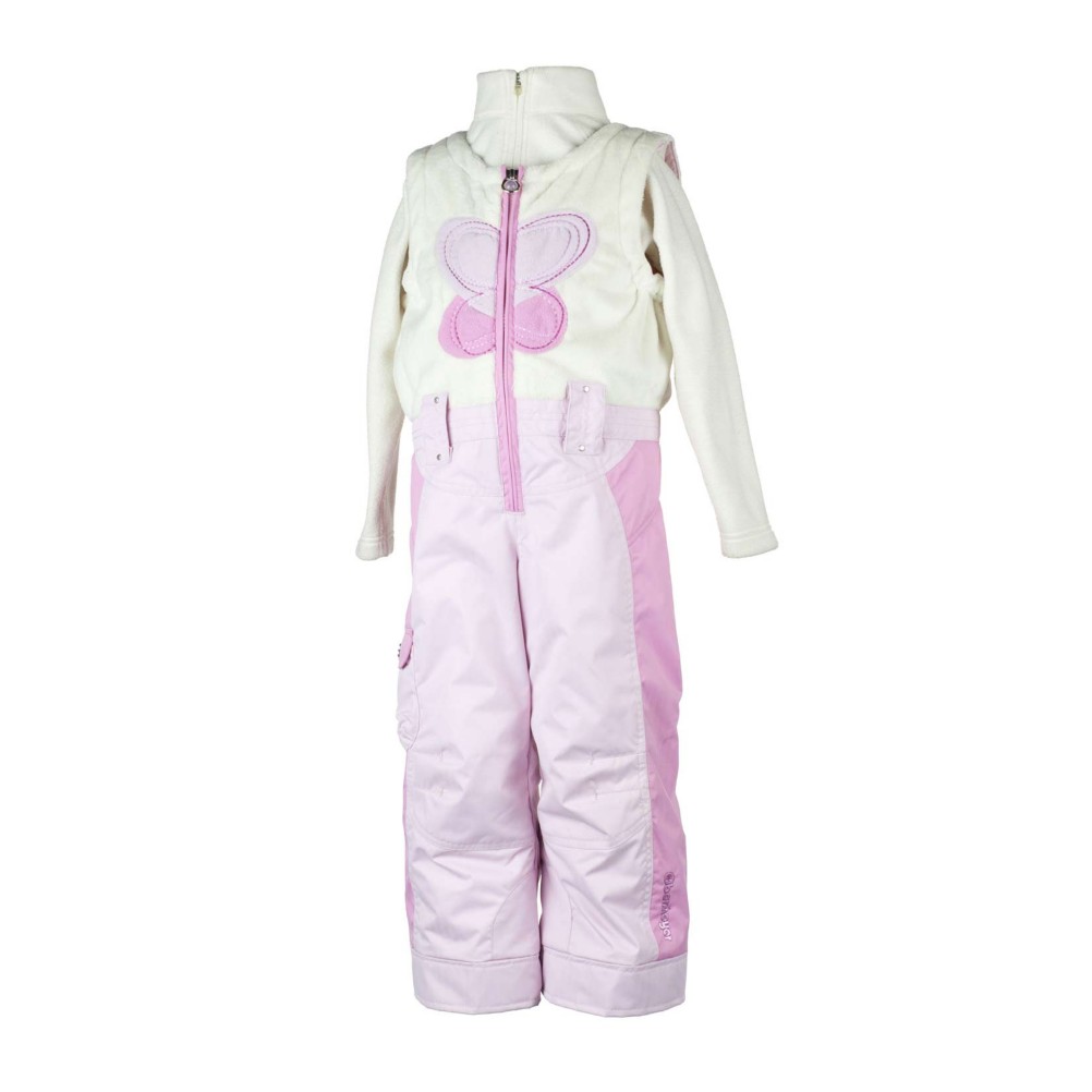 Obermeyer Love Bib Toddler Girls Ski Pants, Cotton Candy, swatch
