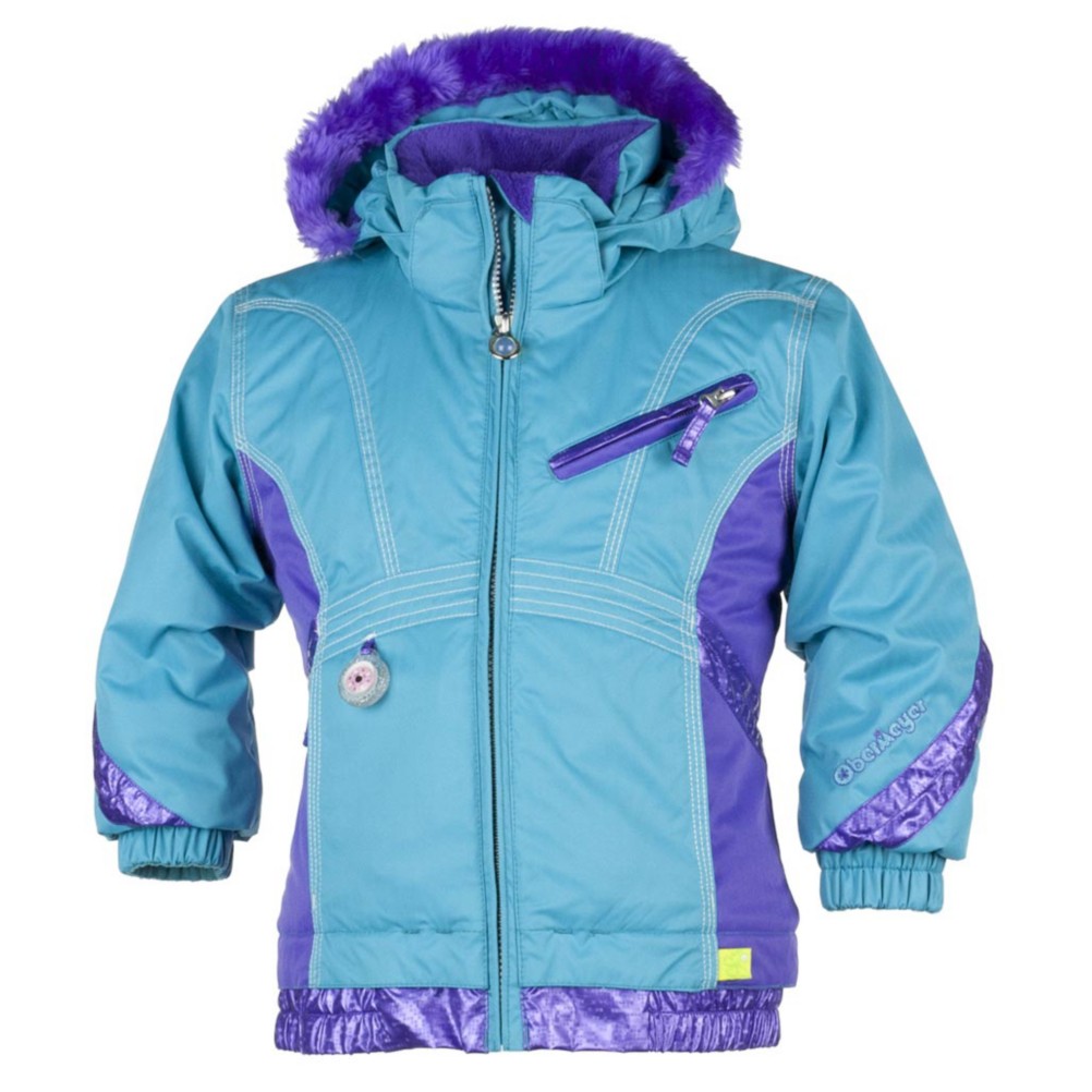 Obermeyer Sunrise Toddler Girls Ski Jacket, Glacier Blue, swatch