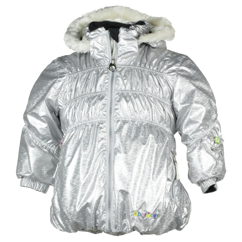 Obermeyer Sheer Bliss Toddler Girls Ski Jacket, Platinum, swatch