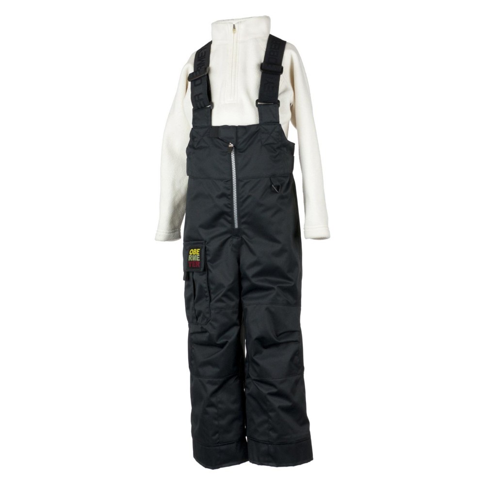 Obermeyer Volt Suspender Toddlers Ski Pants, Black, swatch