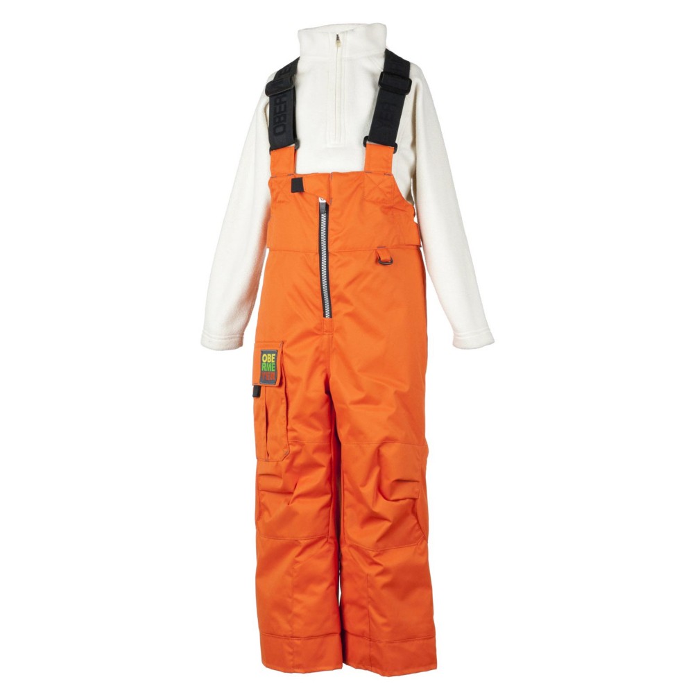 Obermeyer Volt Suspender Toddlers Ski Pants, Juice, swatch