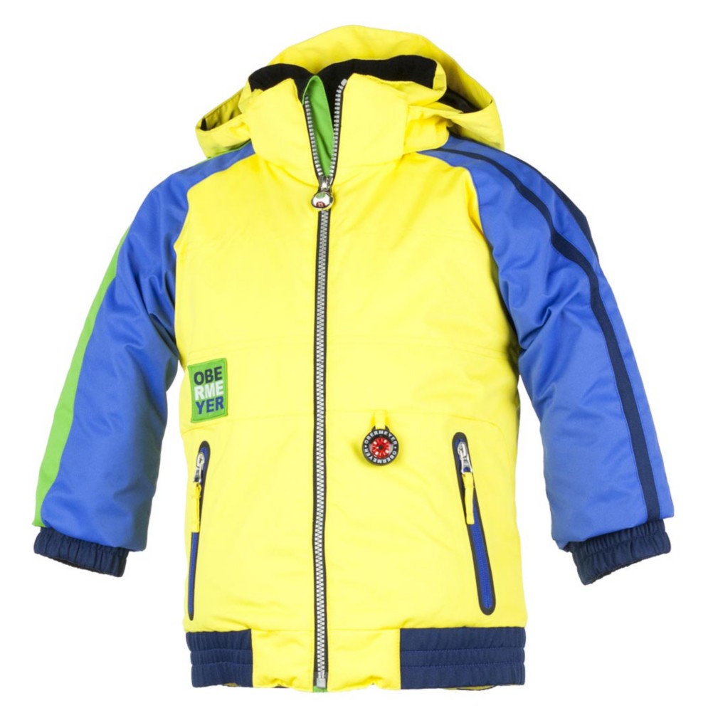 Obermeyer Slopestyle Toddler Ski Jacket, Acid Yellow, swatch