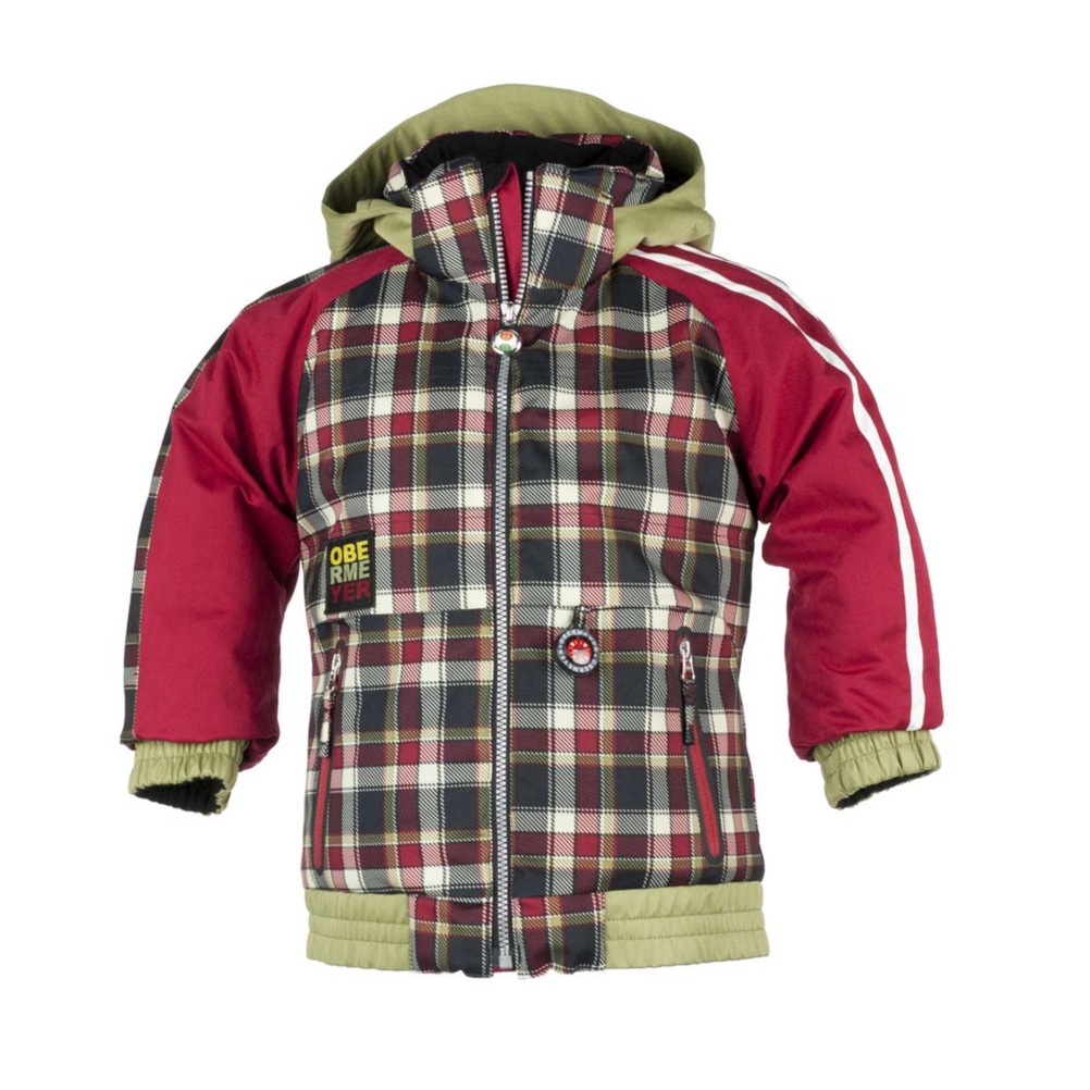 Obermeyer Slopestyle Toddler Ski Jacket, Lumberjack Plaid, swatch