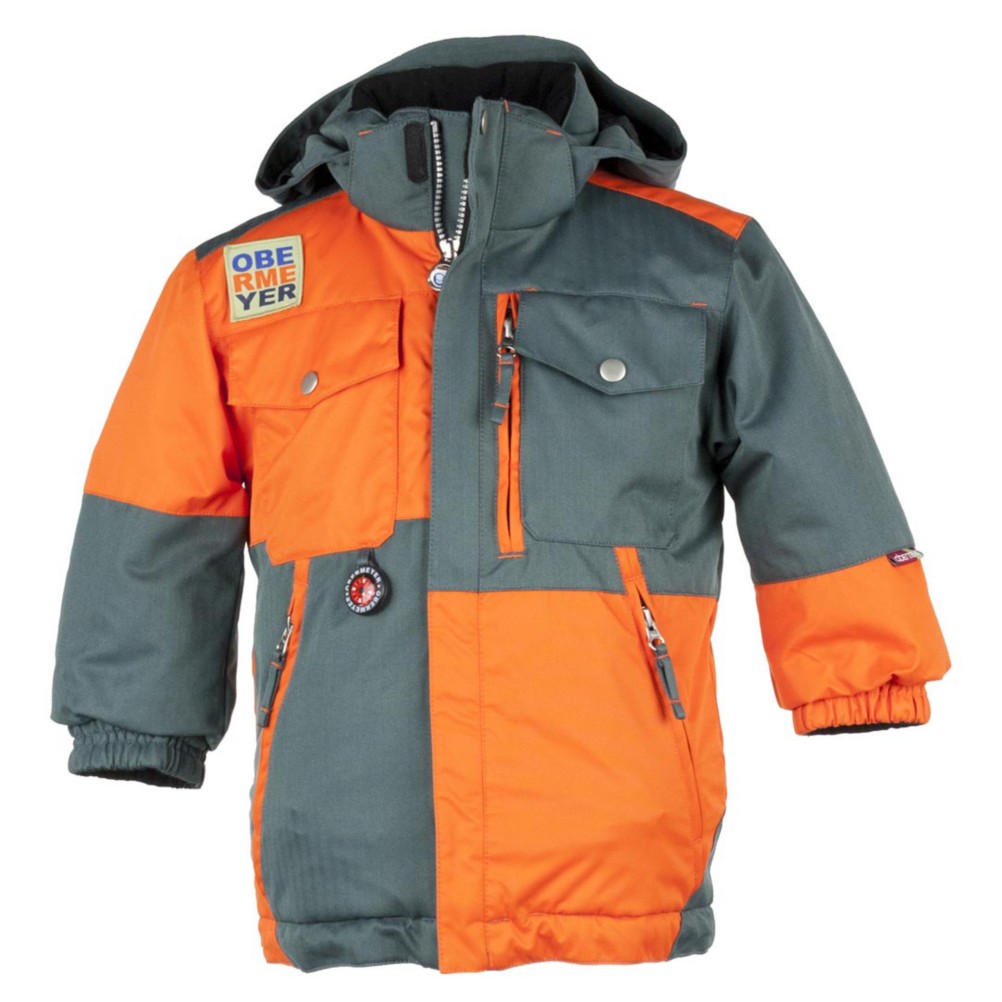 Obermeyer Superpipe Toddler Ski Jacket, Slate, swatch