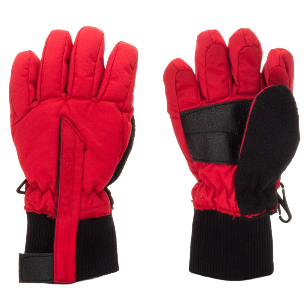 Obermeyer Thumbs Up Toddlers Gloves, True Red, swatch