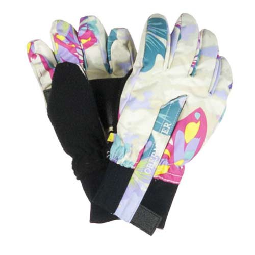 Obermeyer Thumbs Up Girls Toddlers Gloves, Daylight Butterfly Garden Prnt, swatch