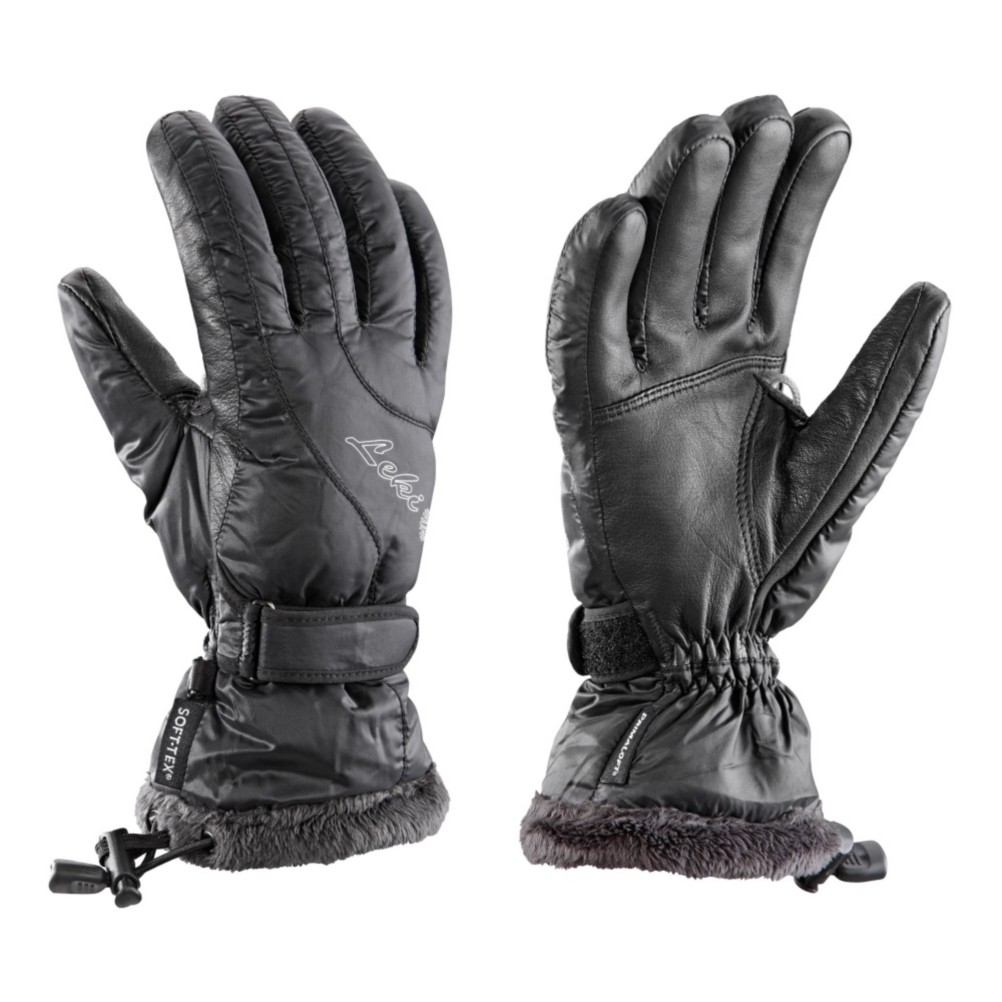Leki Black Feather S Womens Gloves, , medium