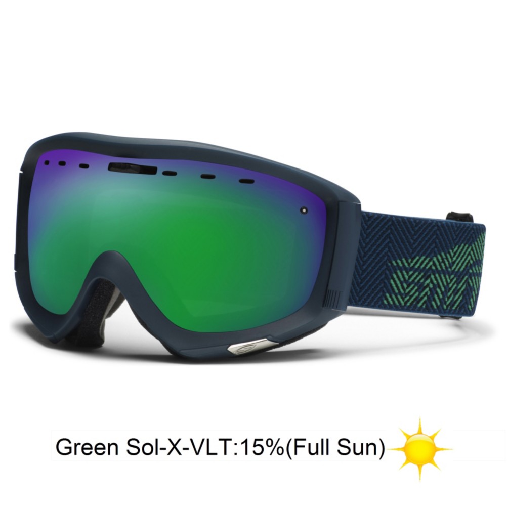 Smith Prophecy Goggles 2013, Martime Camp Evolve-Green Sol X Mirror, medium